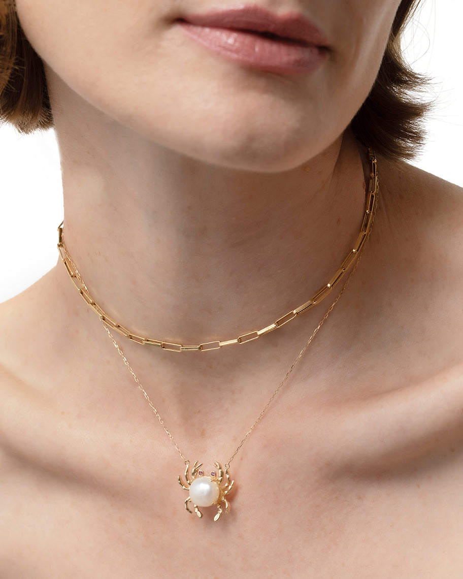 Corrente de Elos Grossos Bold Lisa em Ouro 18K