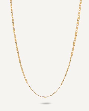 Corrente Italian Lisa em Ouro 18K de 37 cm