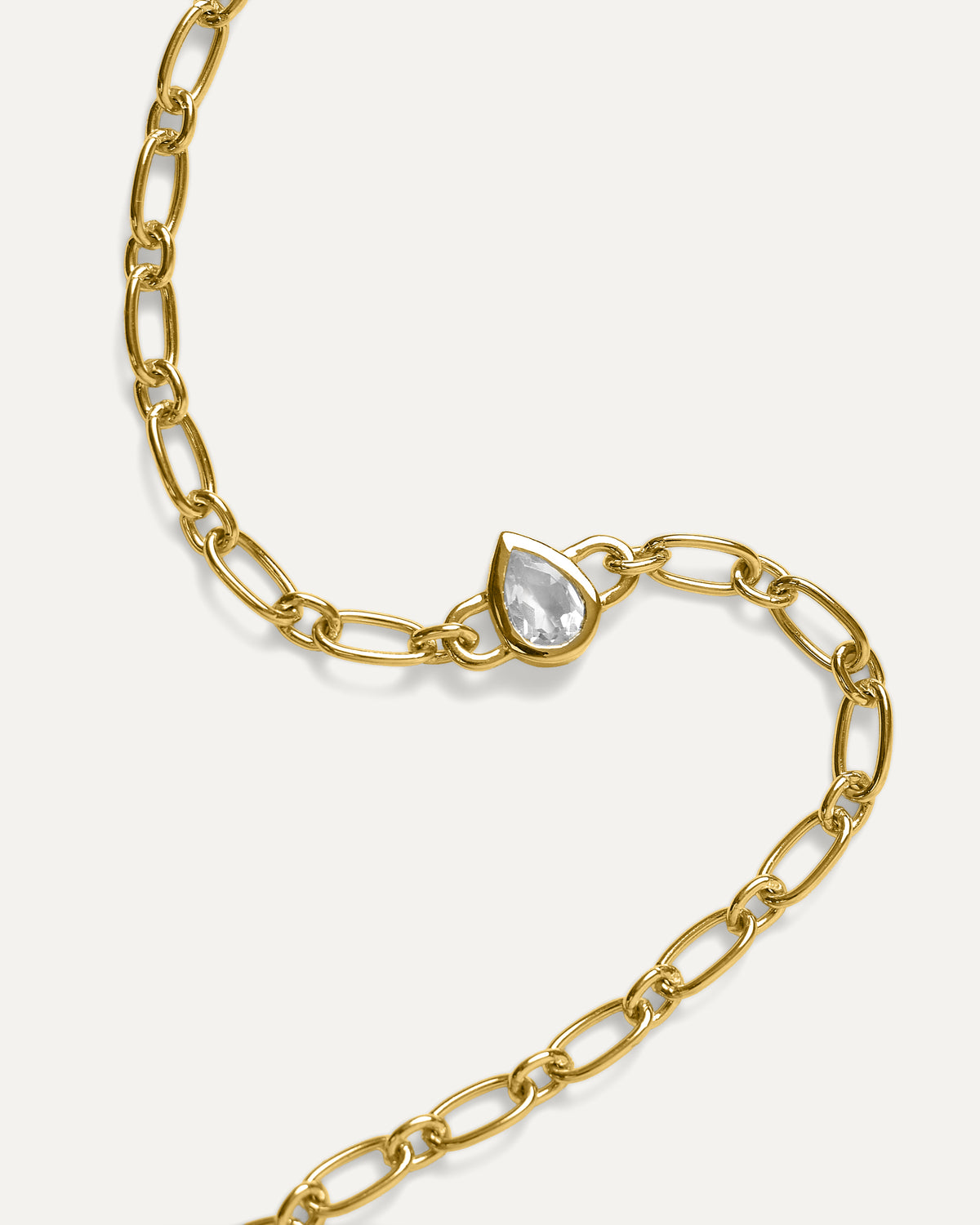 Pulseira Serena Topázio em Prata com Banho de Ouro