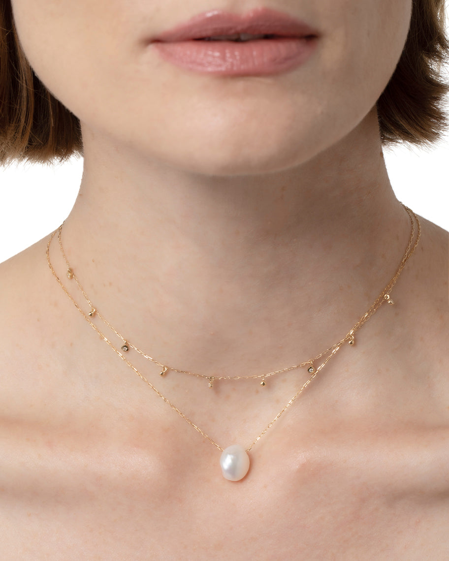Colar Polka em Ouro 18K e Brilhantes