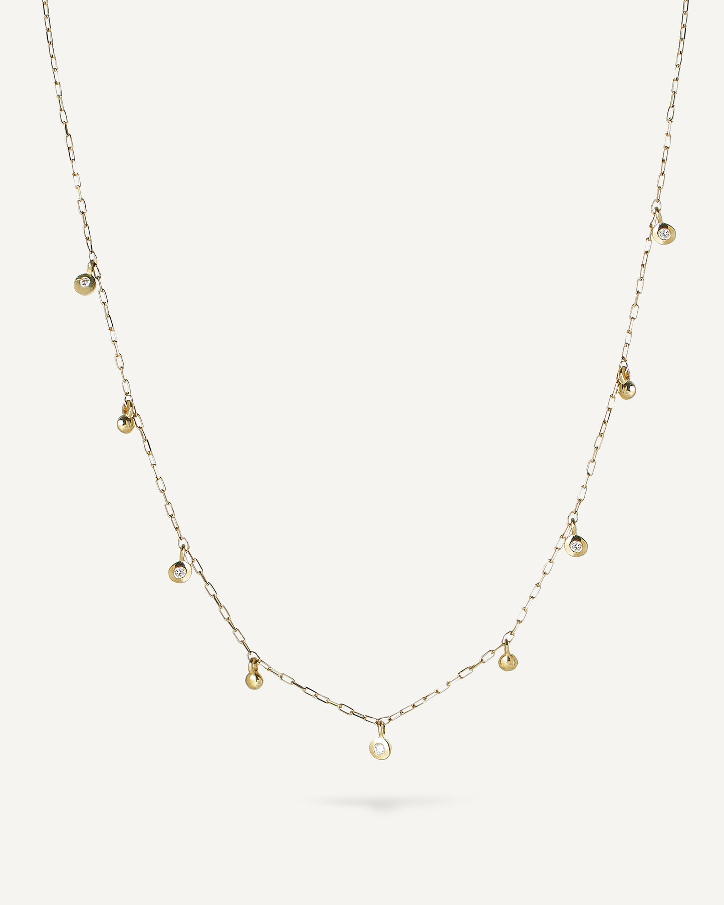 Colar Polka em Ouro 18K e Brilhantes