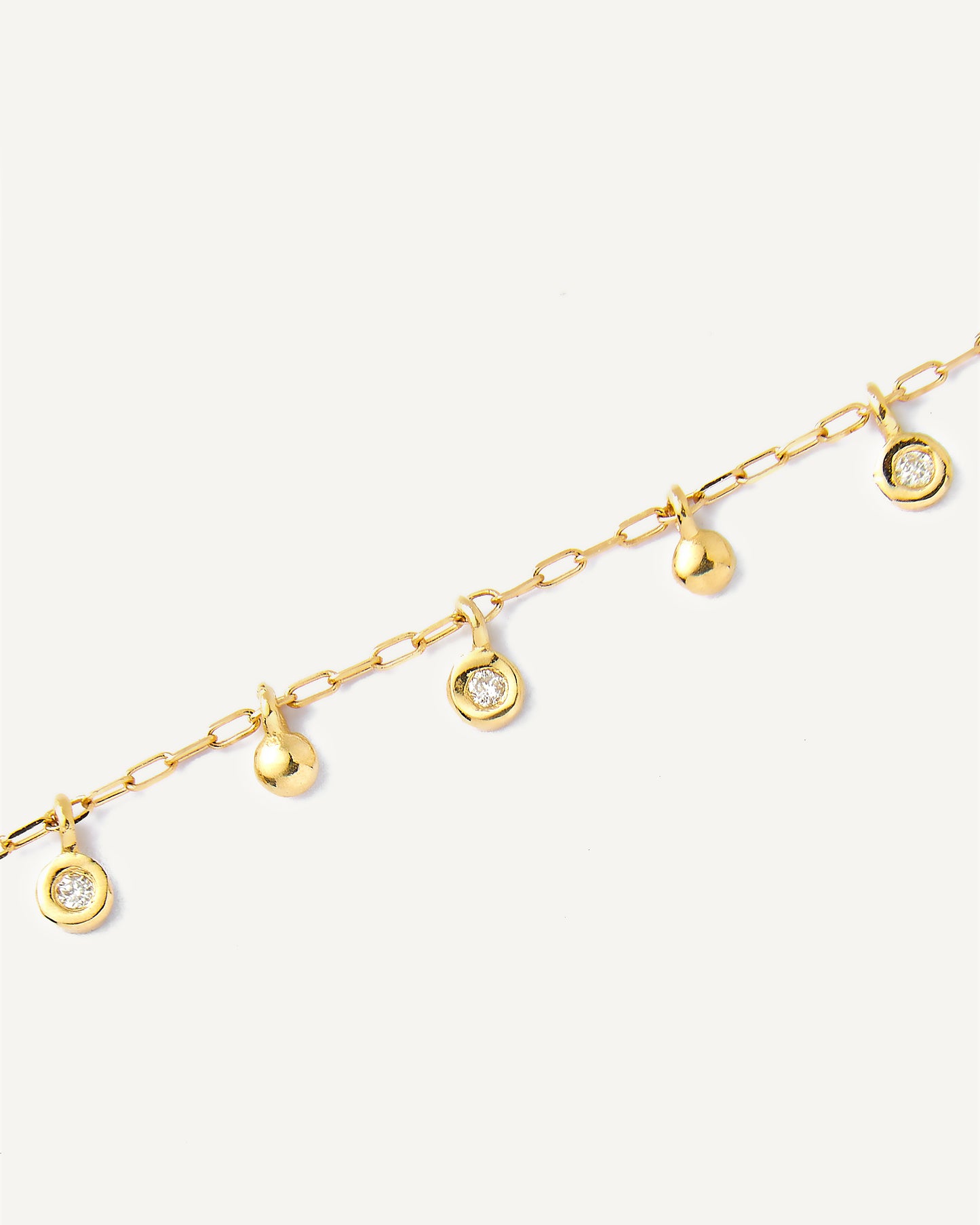 Pulseira Polka em Ouro 18K e Brilhantes