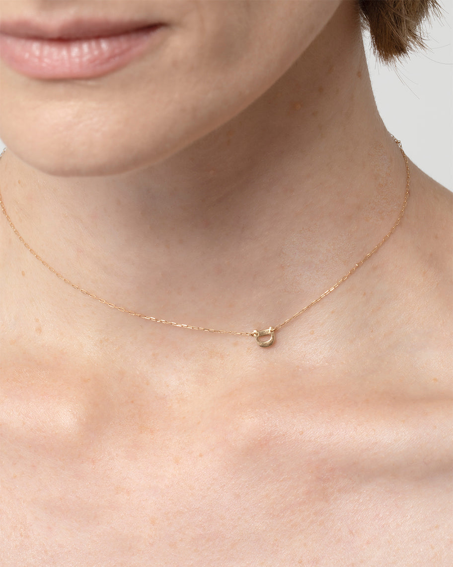 Colar Personalizado Letra Everyday Ouro Amarelo 18K