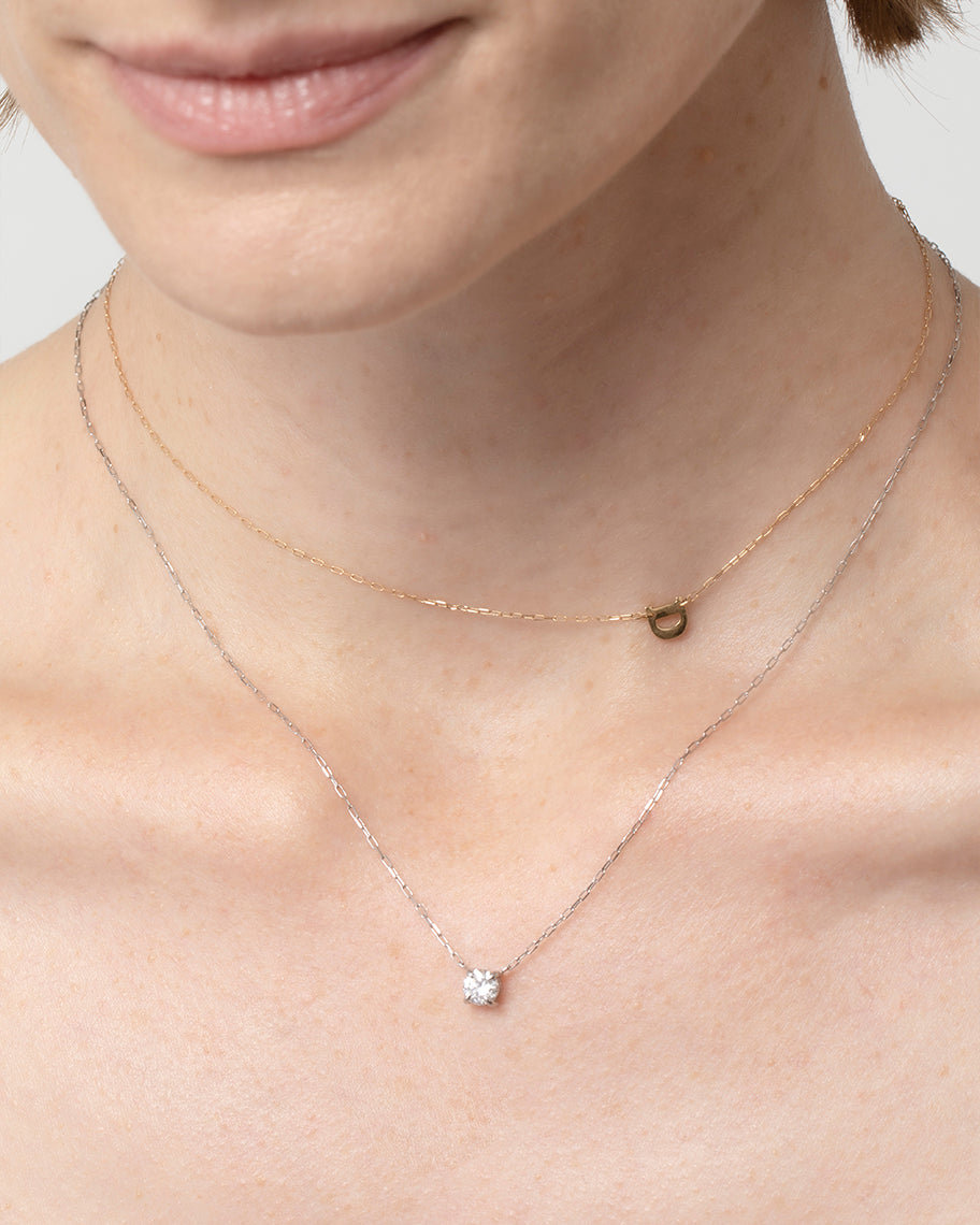 Colar Personalizado Letra Everyday Ouro Amarelo 18K