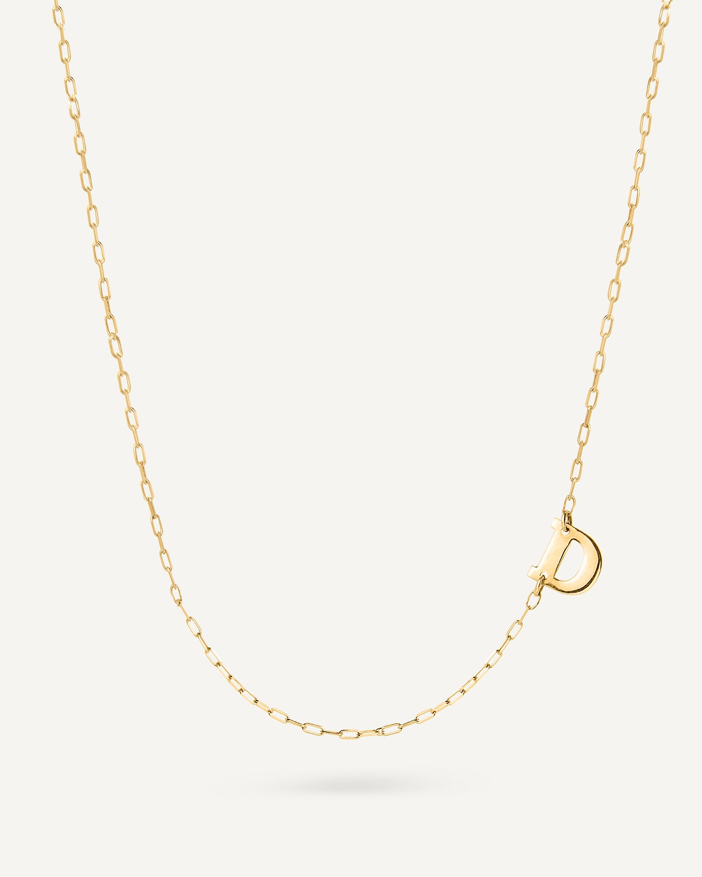 Colar Personalizado Letra Everyday Ouro Amarelo 18K