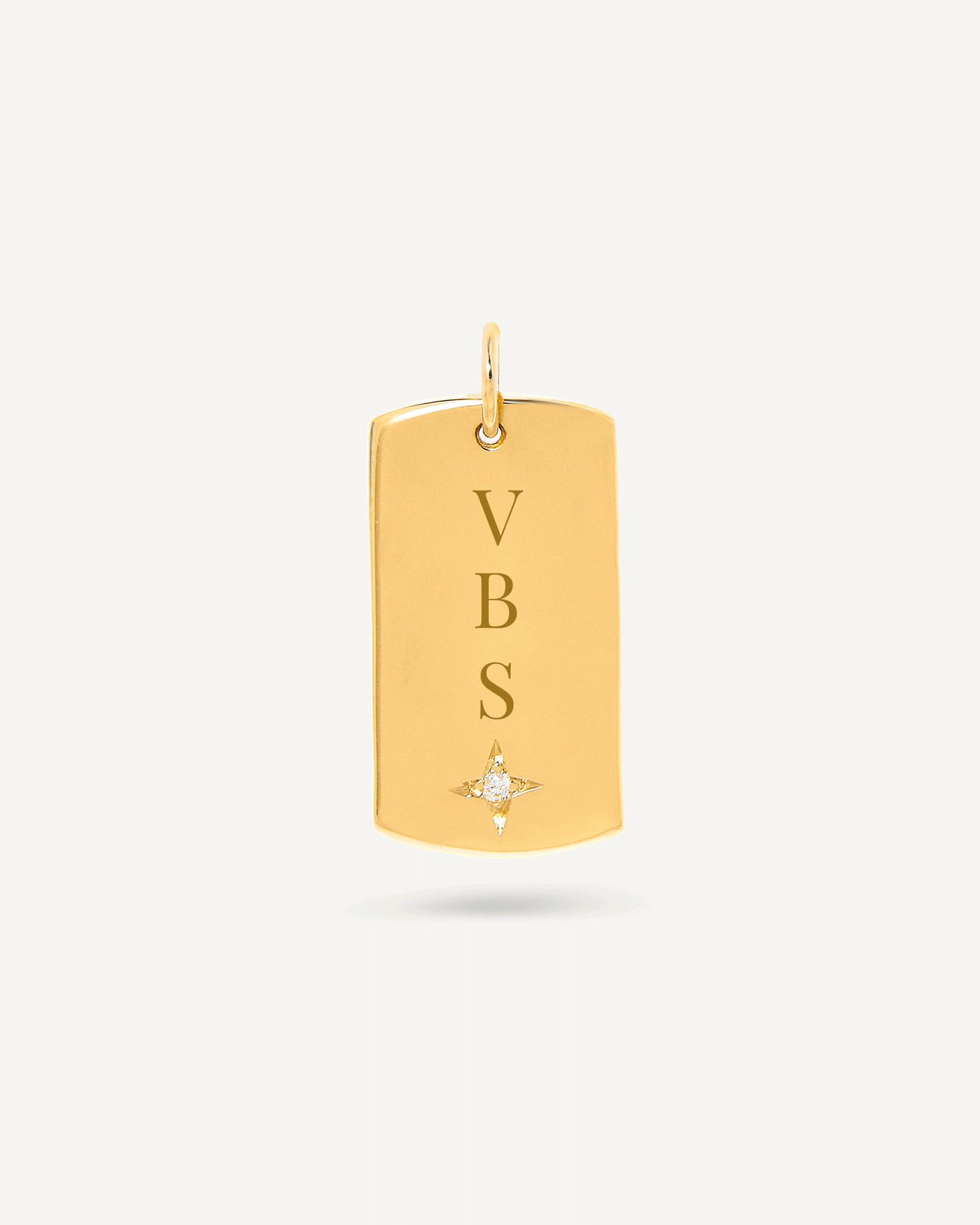 Pingente Personalizado Poema em Ouro 18K e Diamante