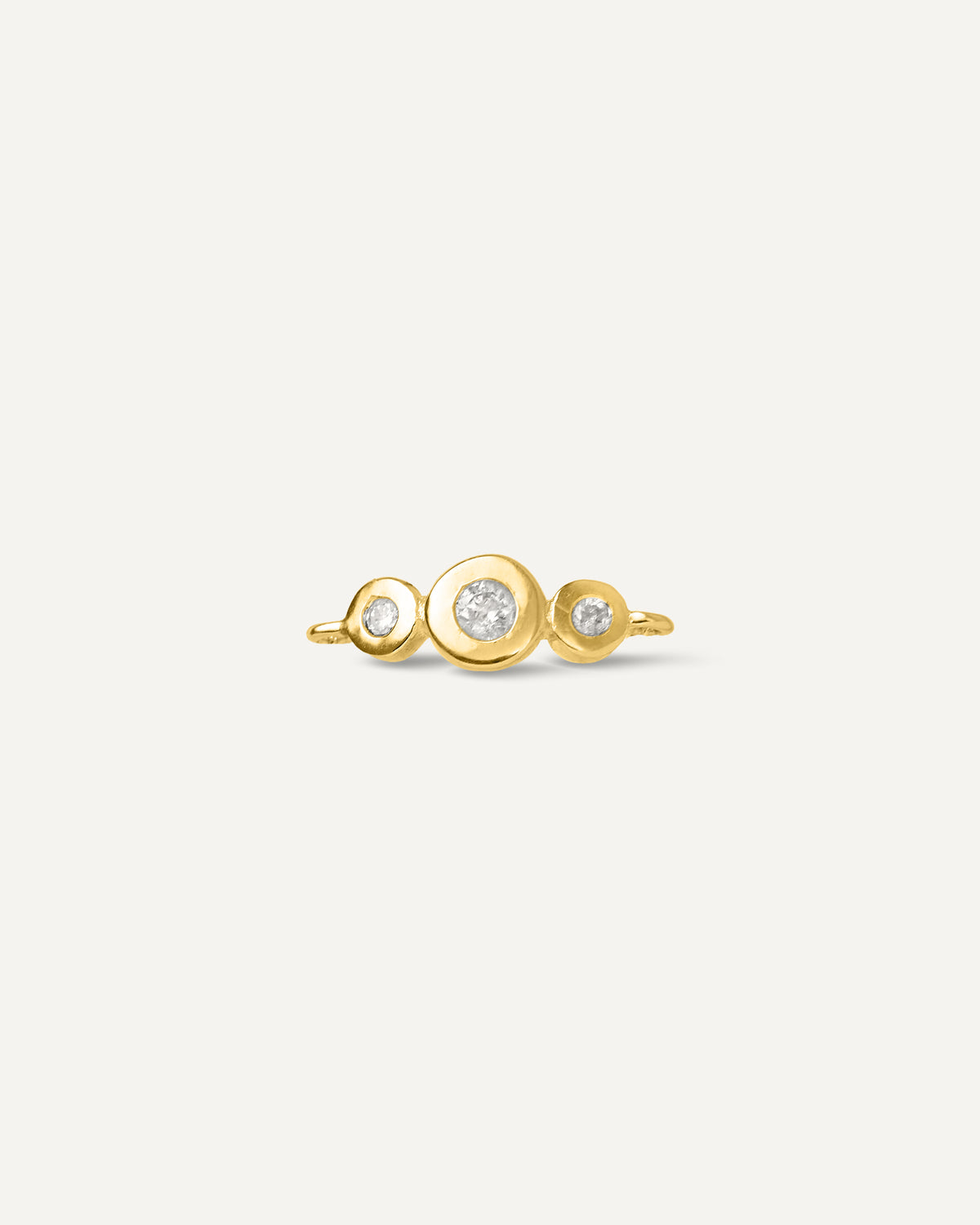 Anel Corrente Estelle Diamante em Ouro 18K