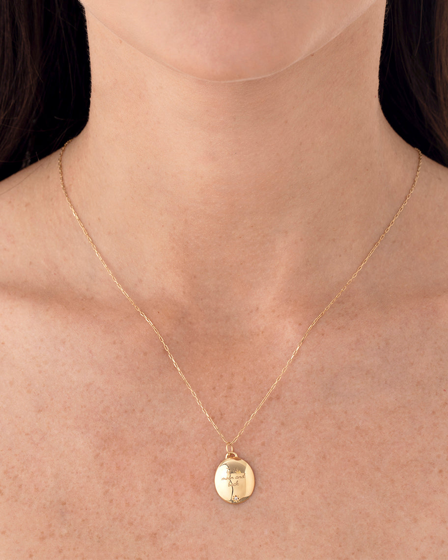 Pingente Personalizado Bolha em Ouro 18K
