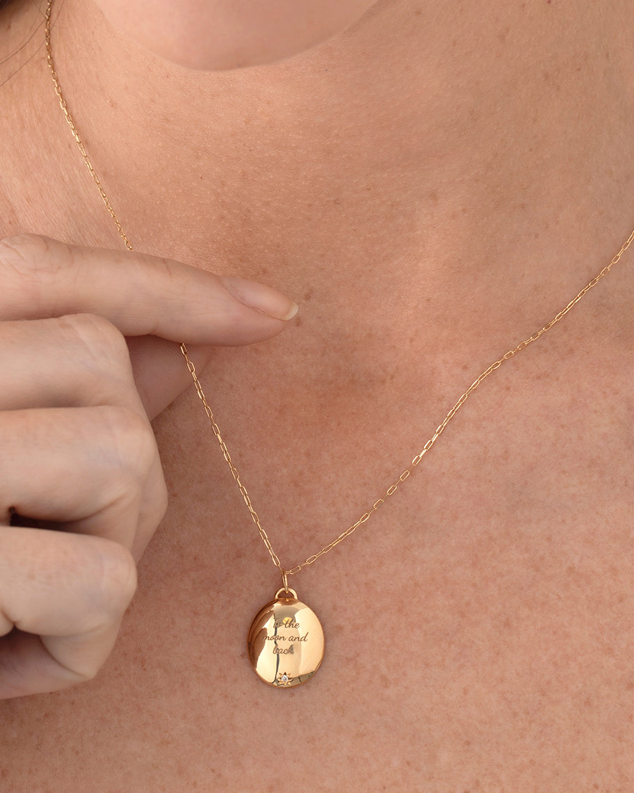 Pingente Personalizado Bolha em Ouro 18K