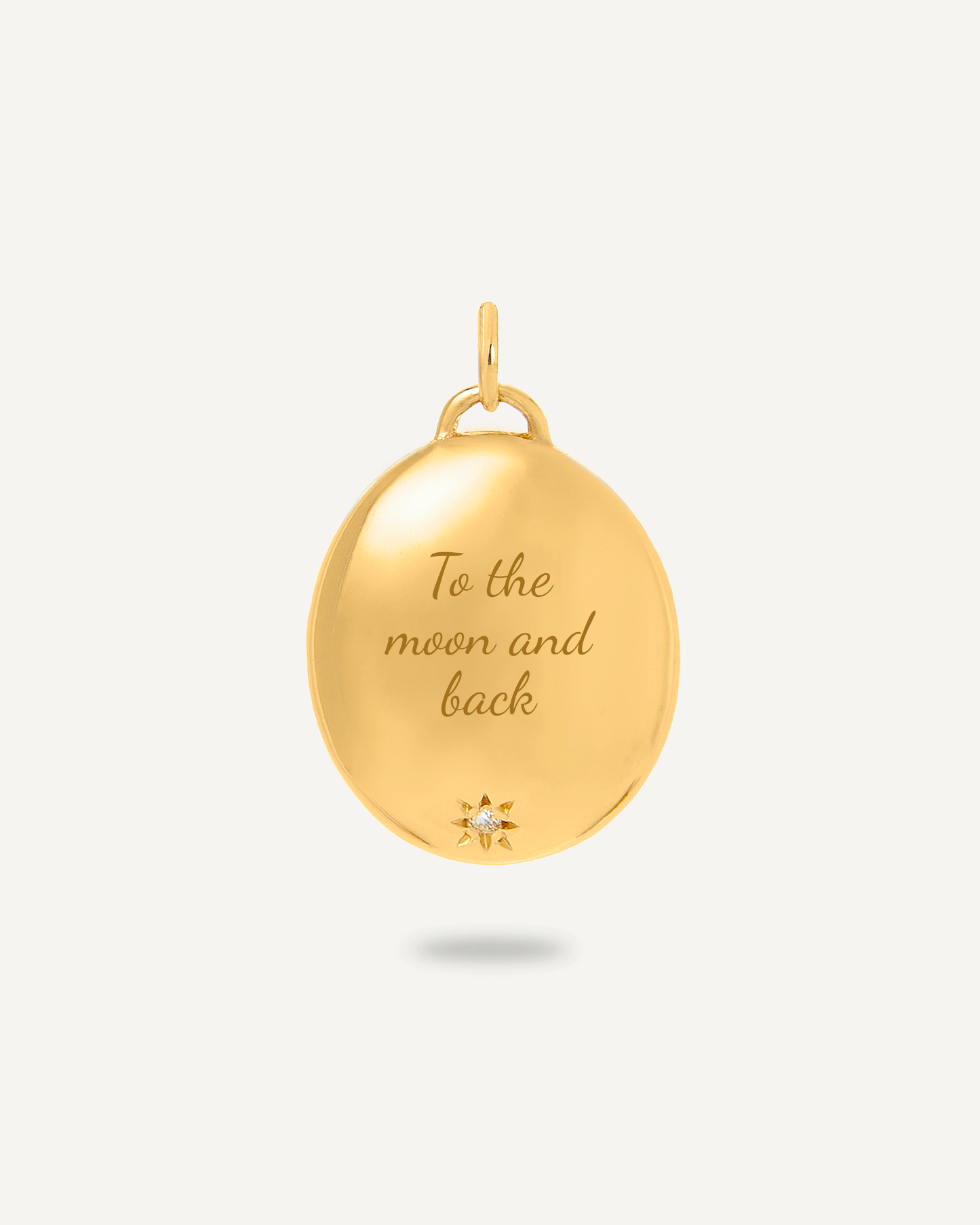 Pingente Personalizado Bolha em Ouro 18K