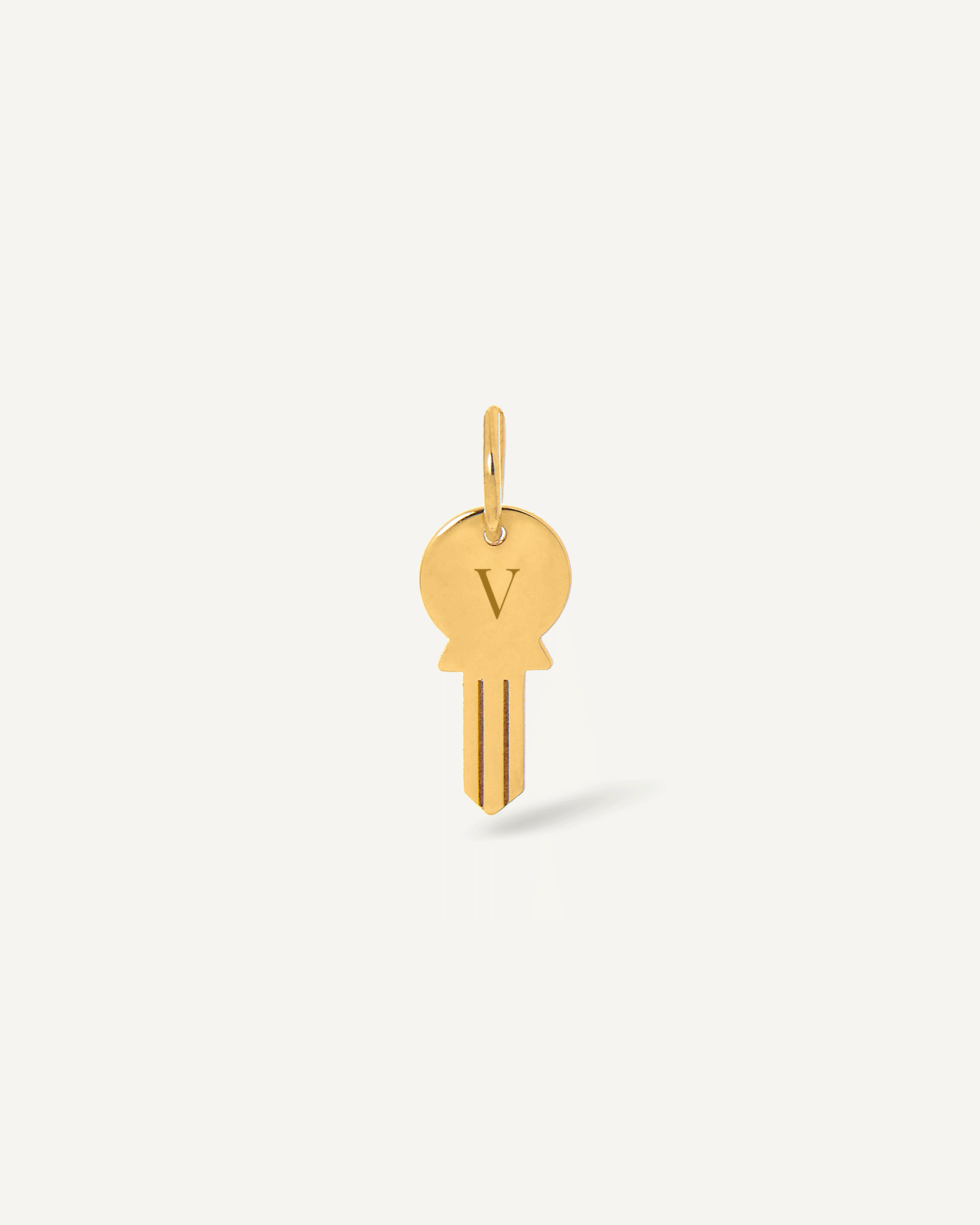 Pingente Personalizado Chave em Ouro 18K