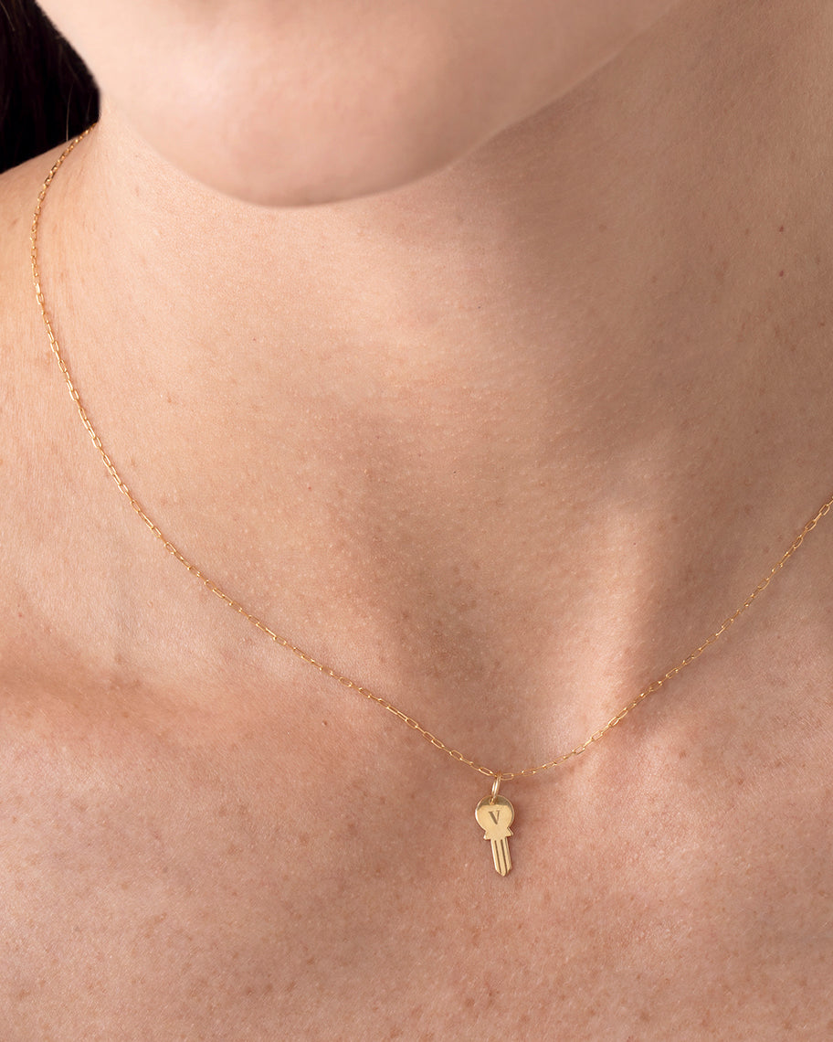 Pingente Personalizado Chave em Ouro 18K