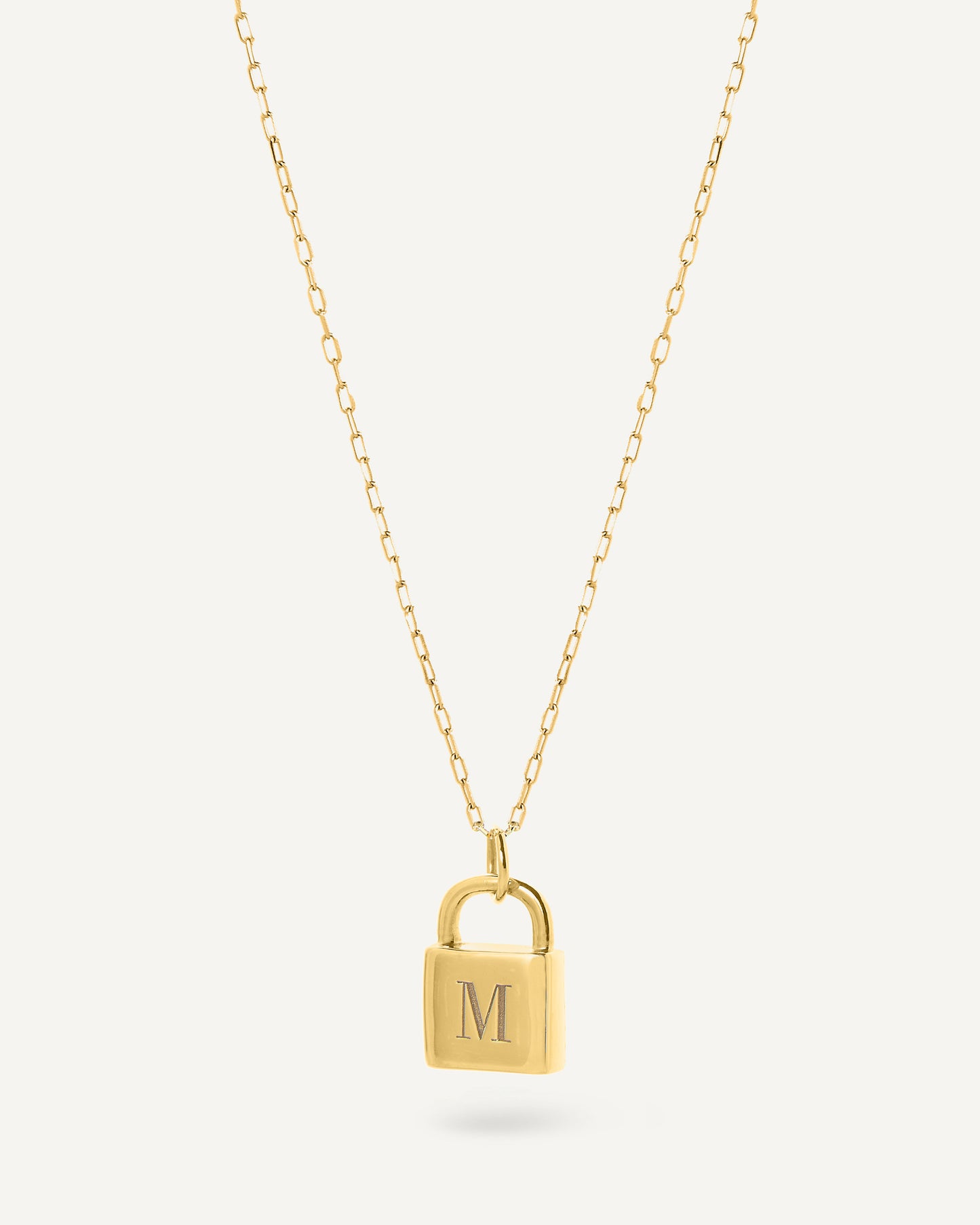 Pingente Personalizado Cadeado em Ouro 18K