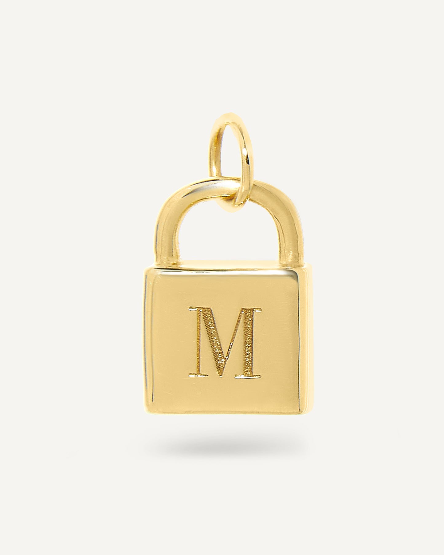 Pingente Personalizado Cadeado em Ouro 18K