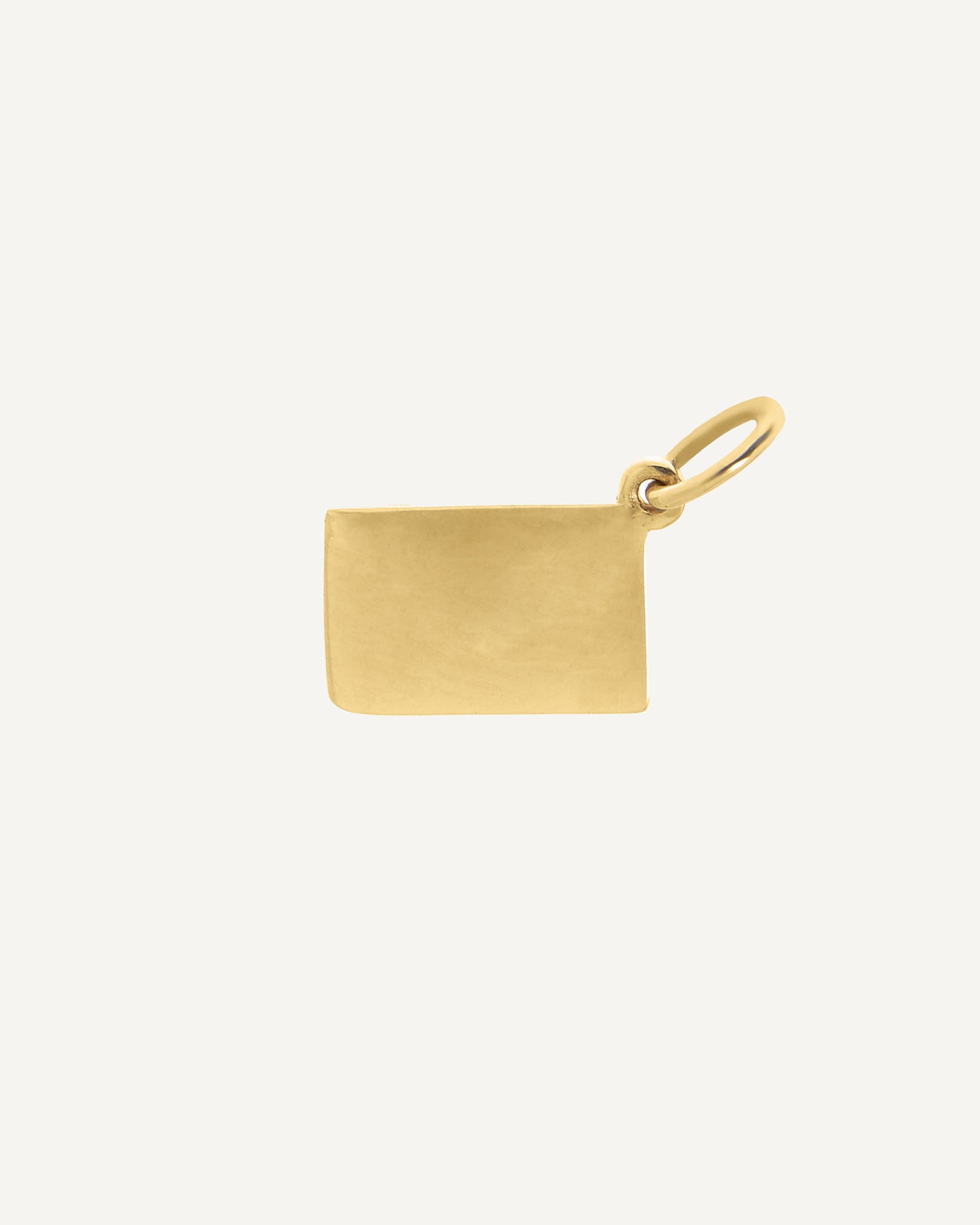 Pingente Personalizado Carta em Ouro 18K