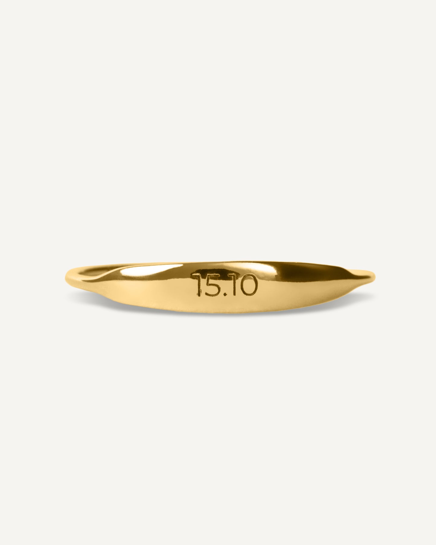 Anel Personalizado Poesia em Ouro 18K