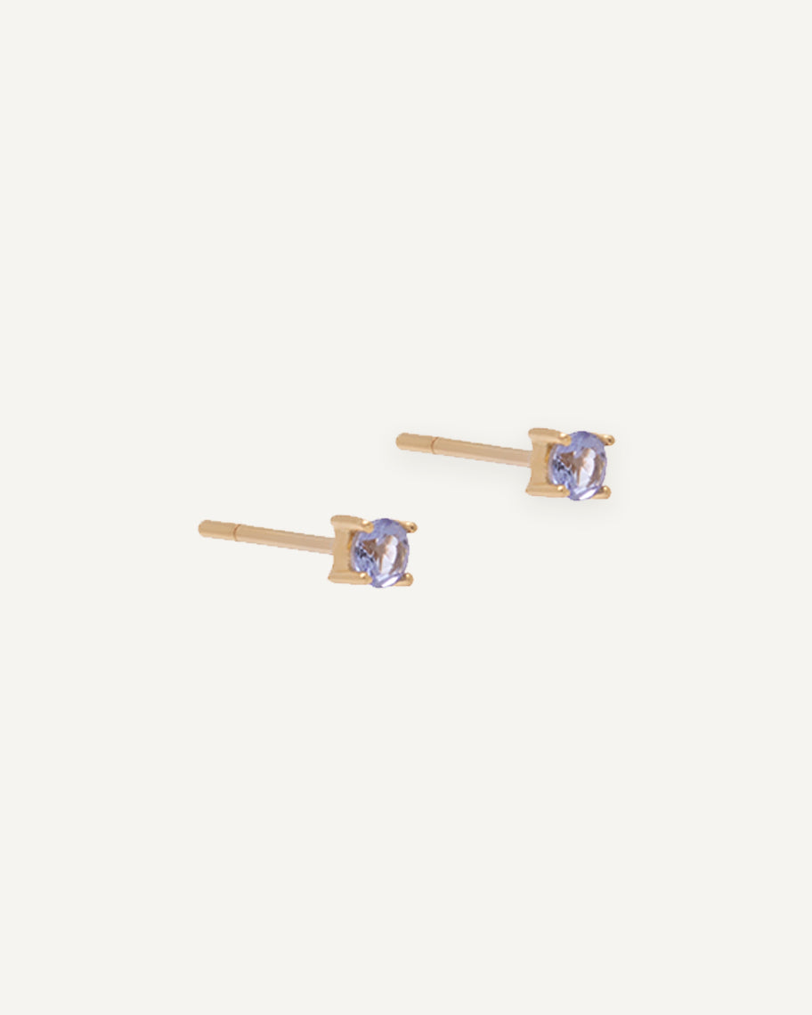 Brinco Stud Lil Tanzanita