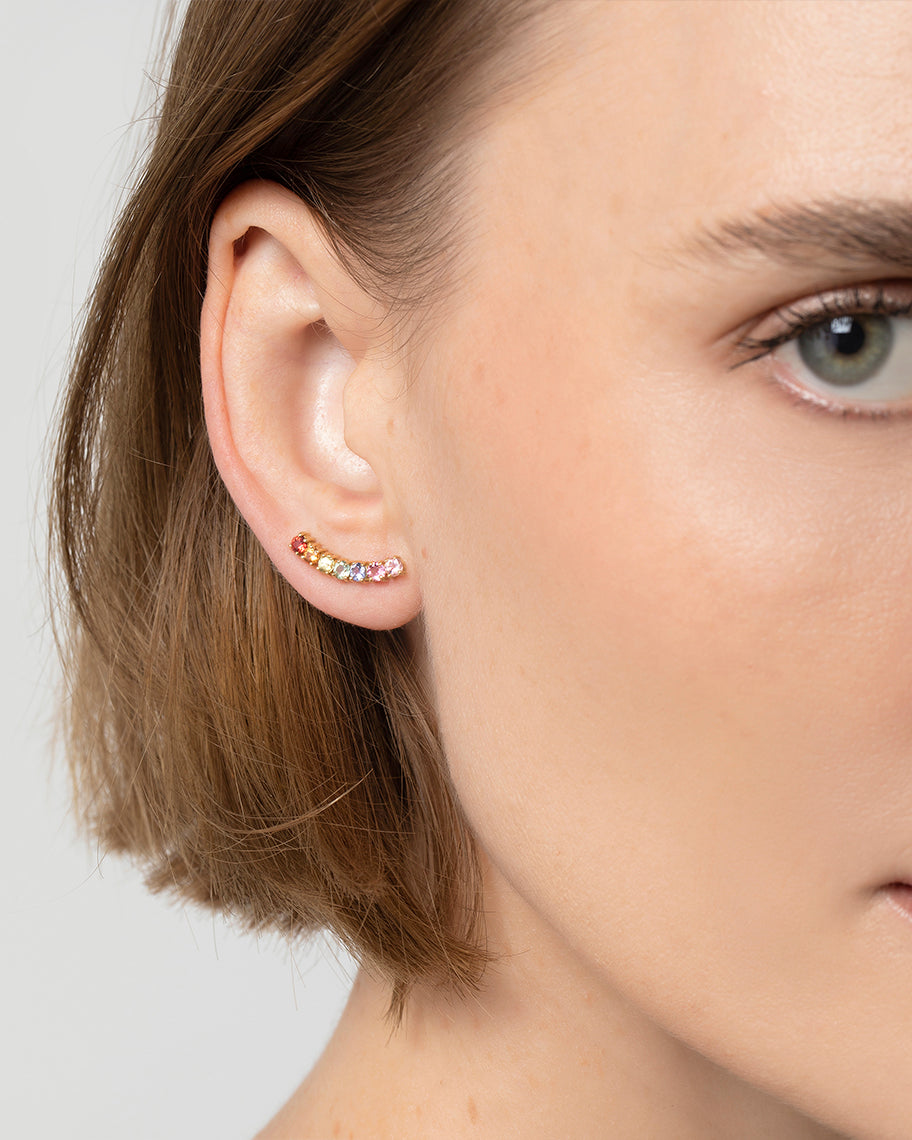 Brinco Earcuff em Ouro 18K Magnólia