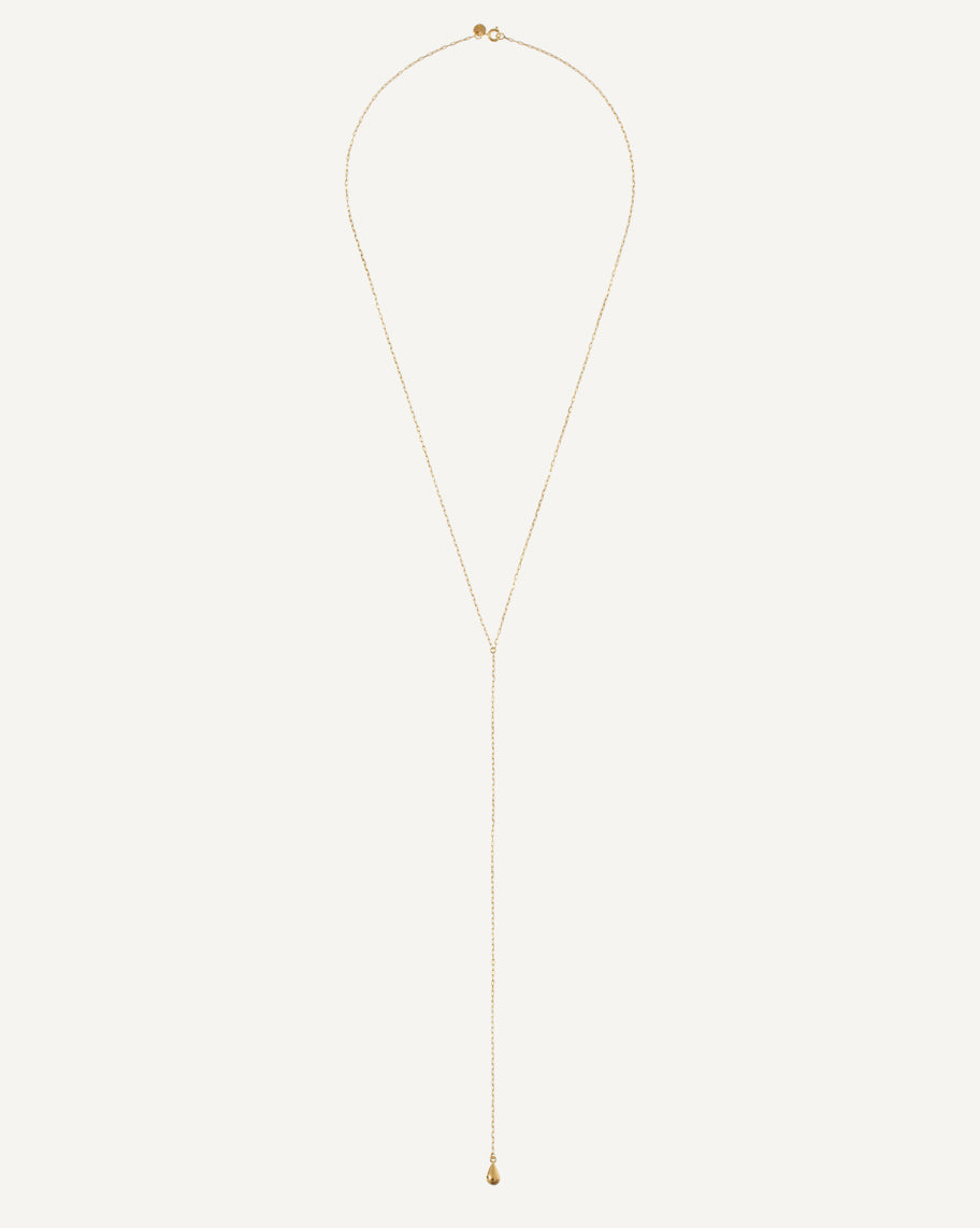 Colar Gravata Longo em Ouro 18K Patuá