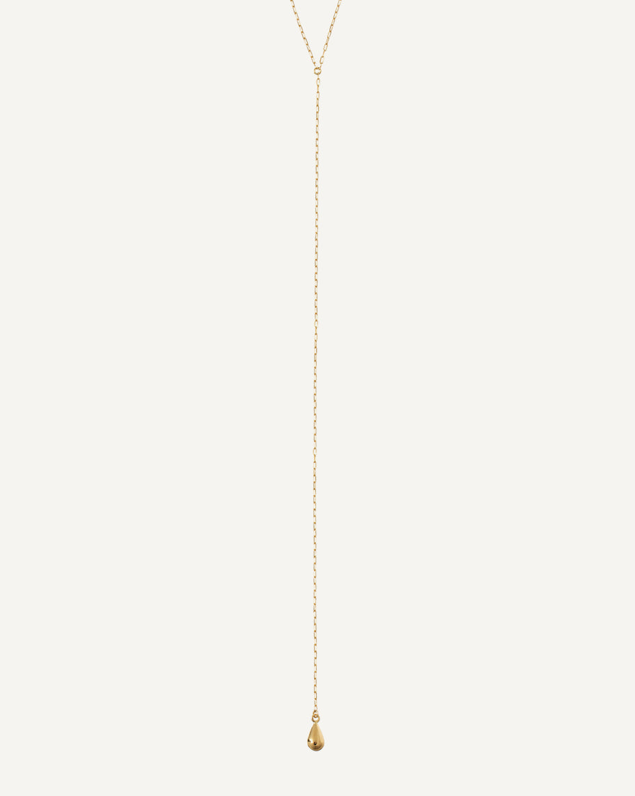 Colar Gravata Longo em Ouro 18K Patuá
