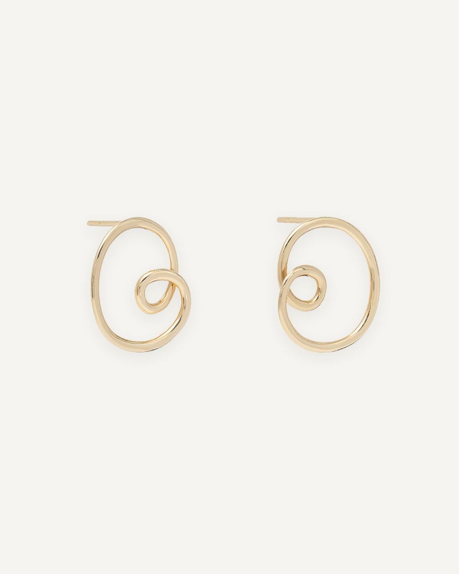 Brinco em Ouro Amarelo 18K Nó
