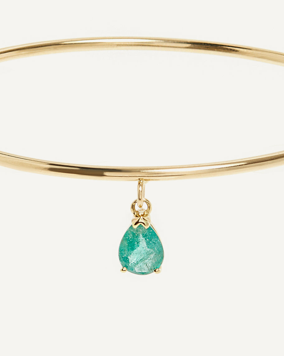 Bracelete em Ouro 18K Essential Esmeralda
