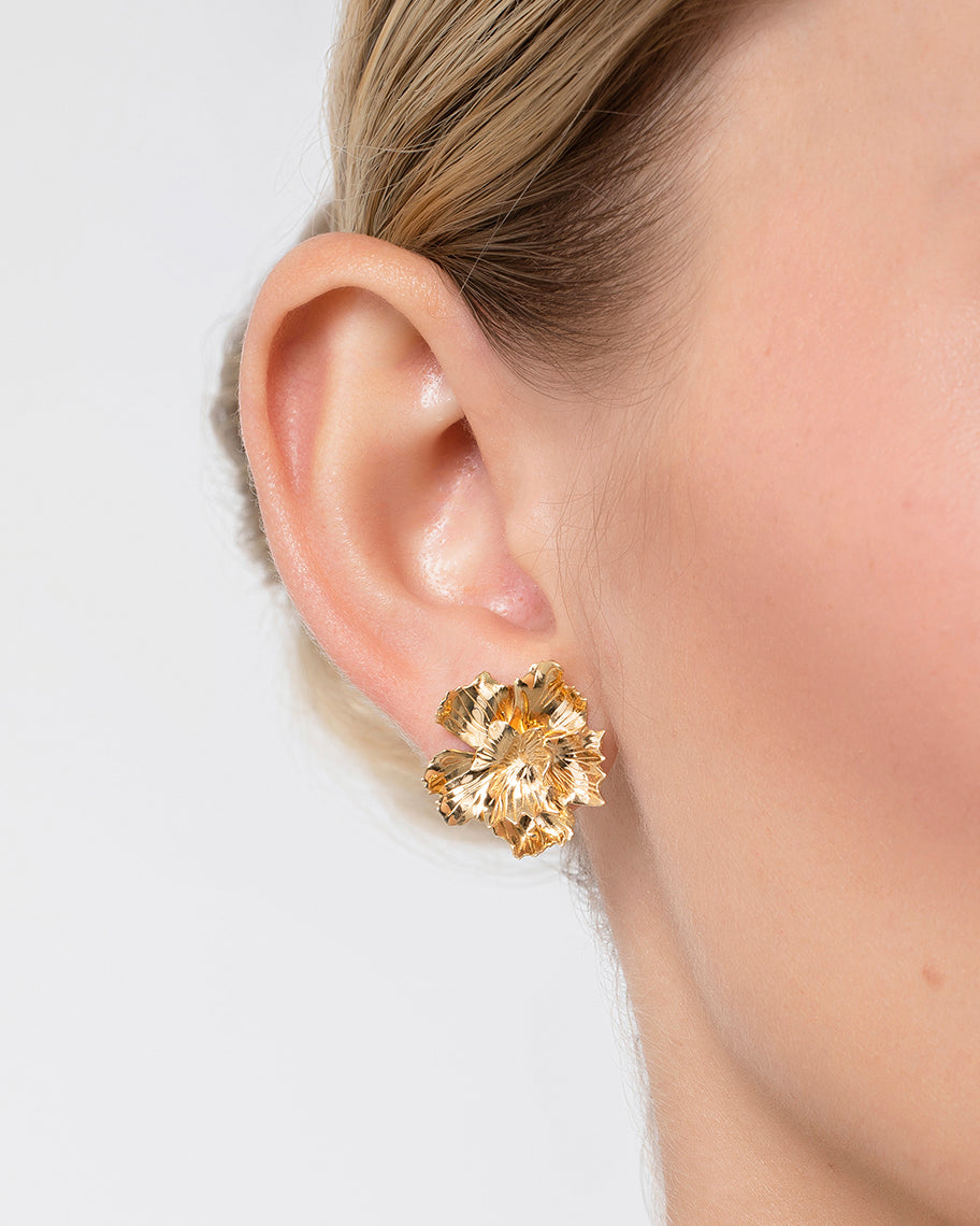 Brinco Blooming em Ouro 18K