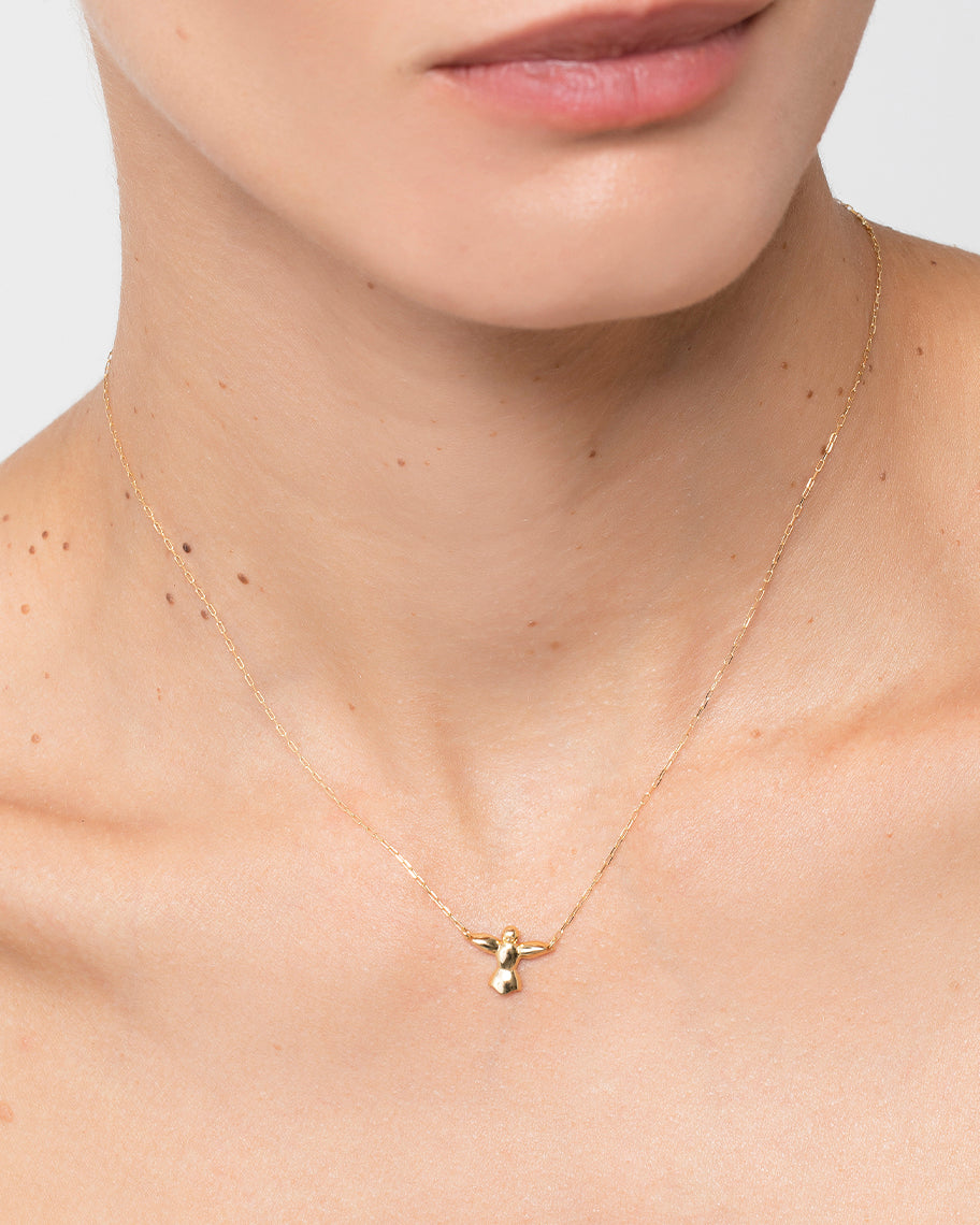 Colar de Espírito Santo em Ouro 18K