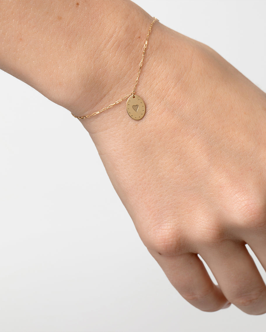 Pulseira em Ouro 18k Nossa Senhora