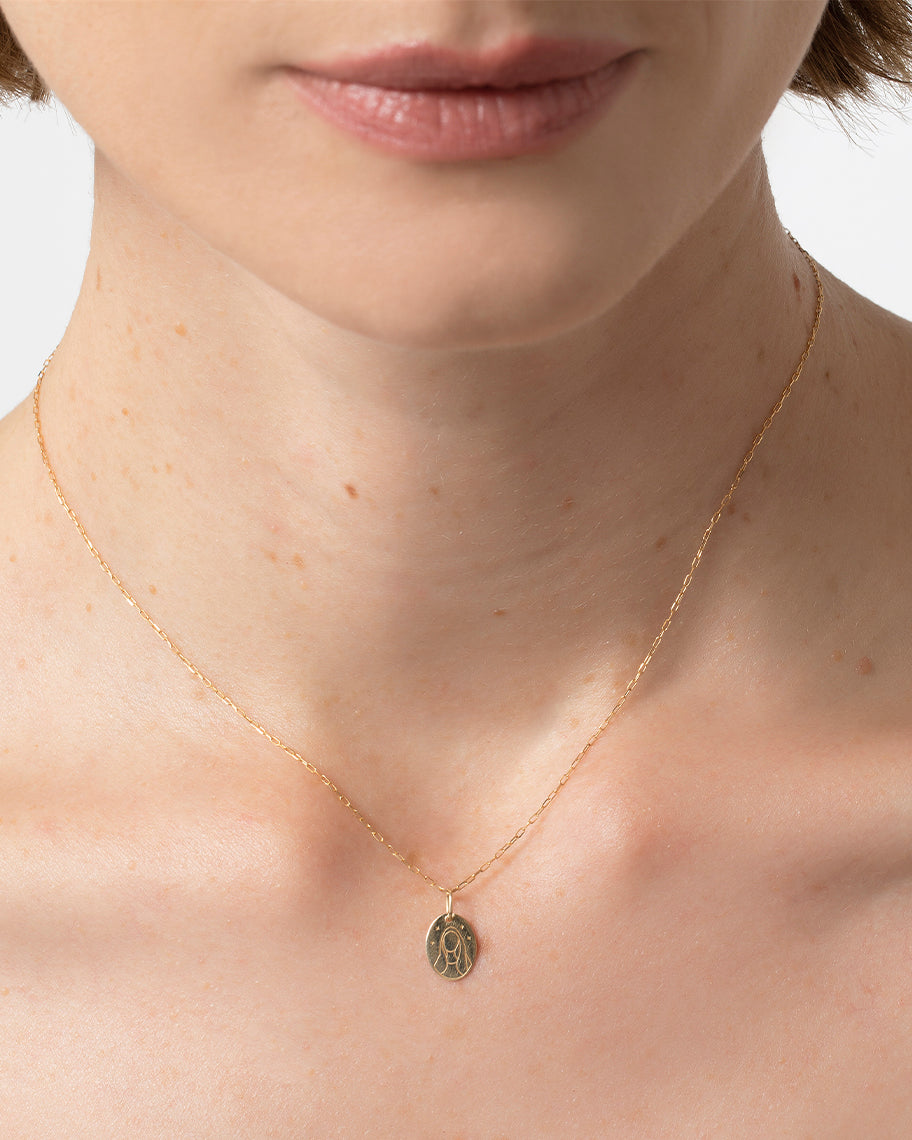 Pingente para Colar em Ouro 18k Nossa Senhora