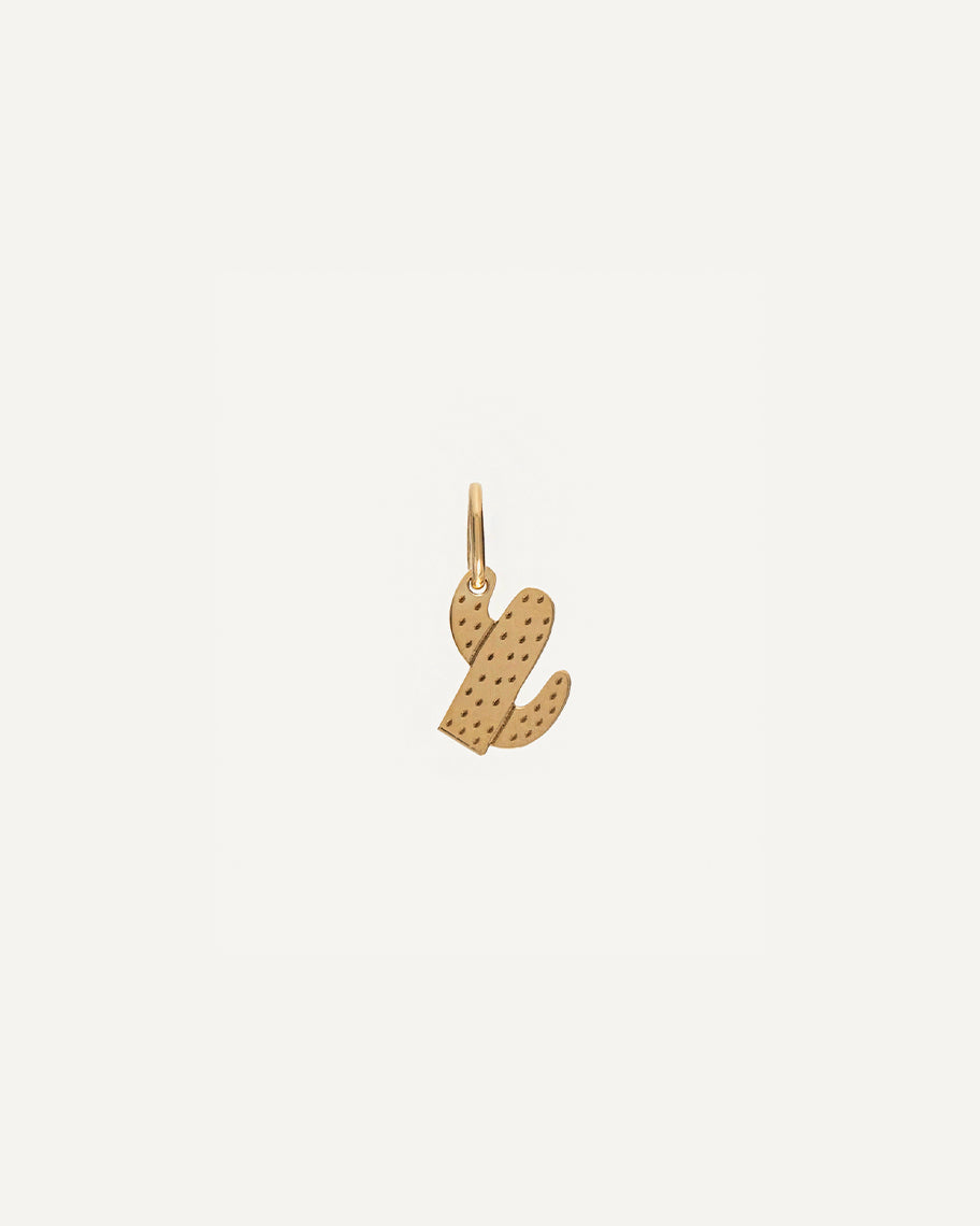 Pingente para Colar em Ouro 18k Cactus