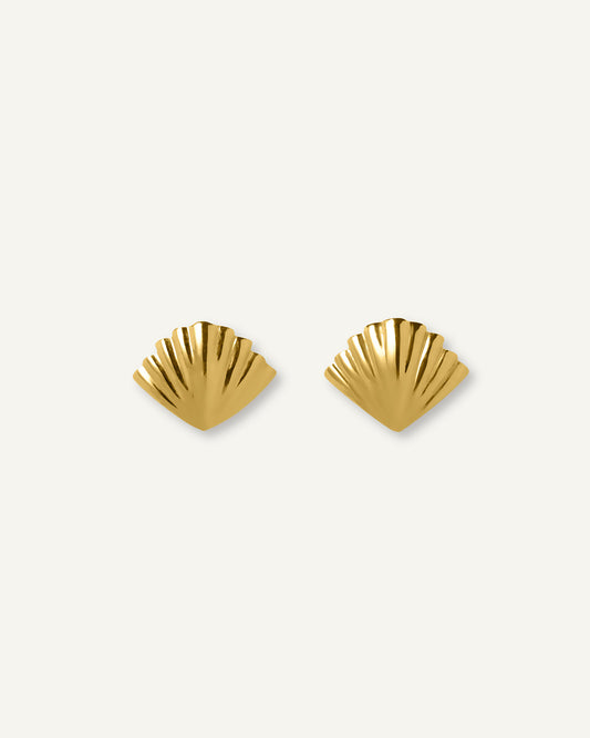 Brinco Concha em Ouro 18K