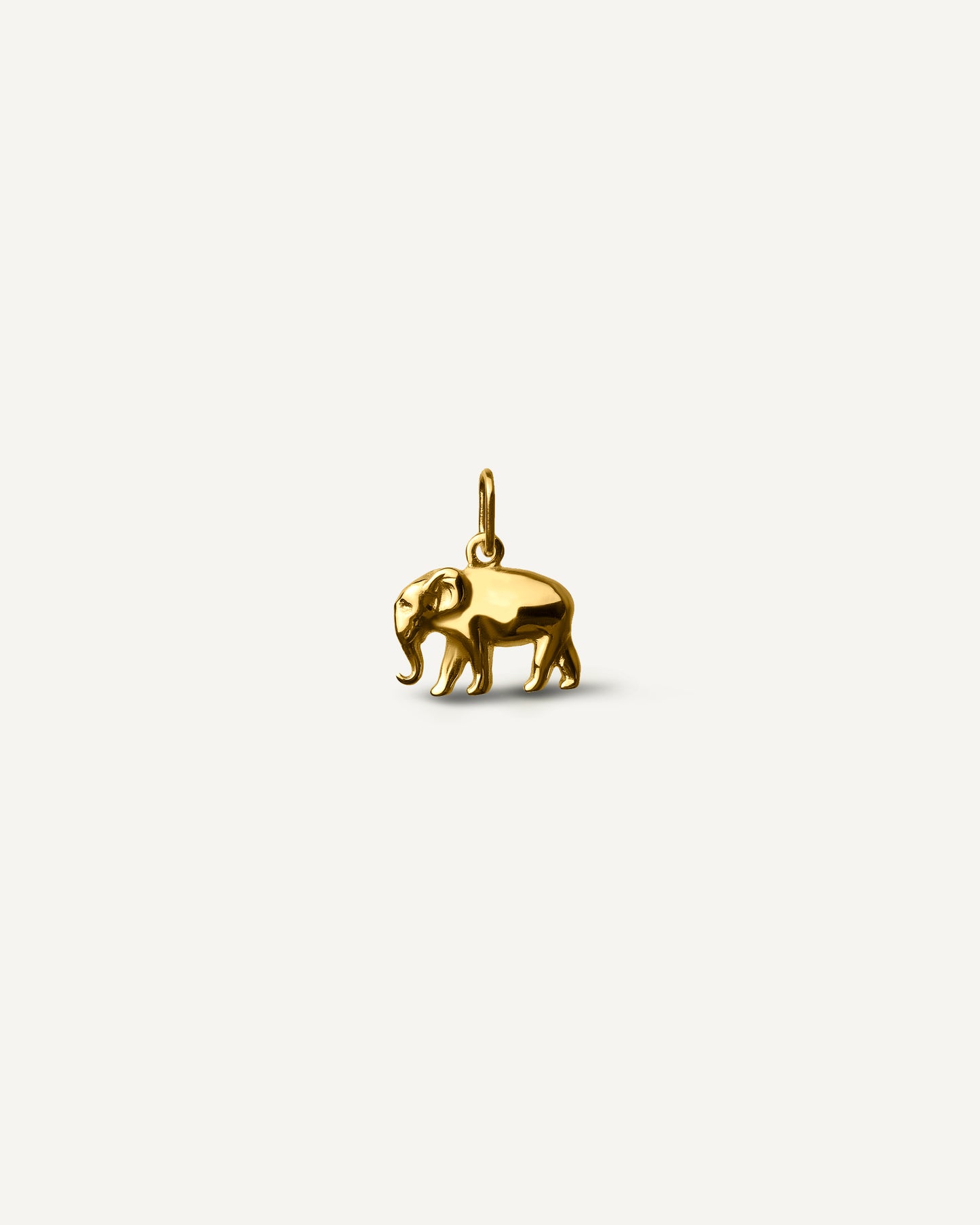 Pingente Elefante Ganesha em Ouro 18K