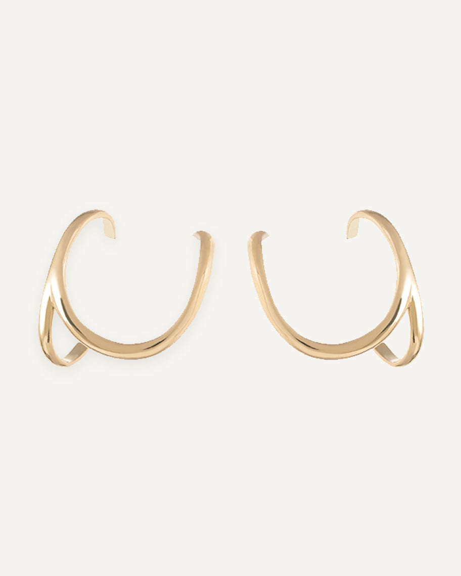 Brinco Anatômico Ciclo em Ouro 18k