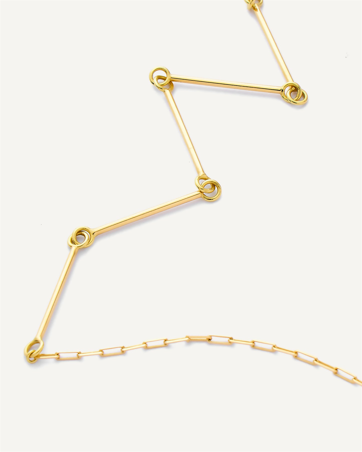 Colar Coupler Elos em Ouro 18K
