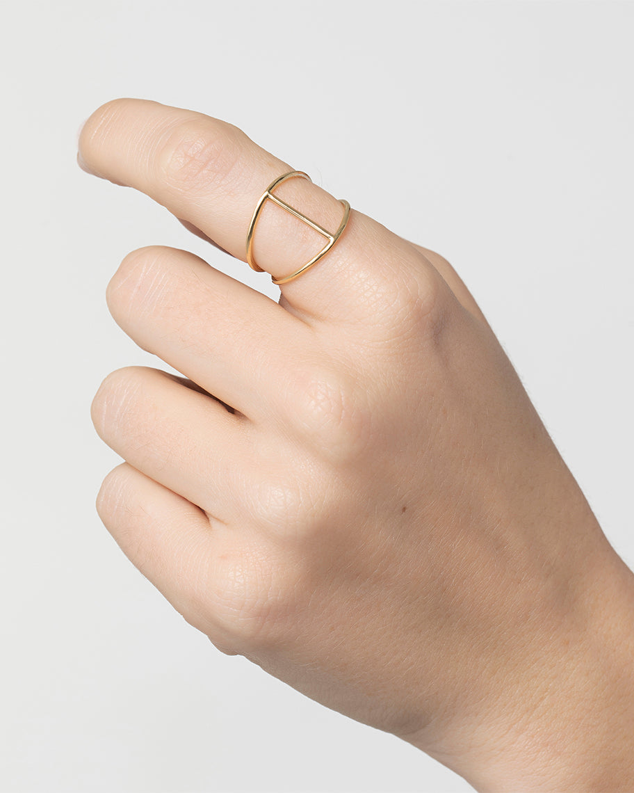 Anel Essential em Ouro 18K
