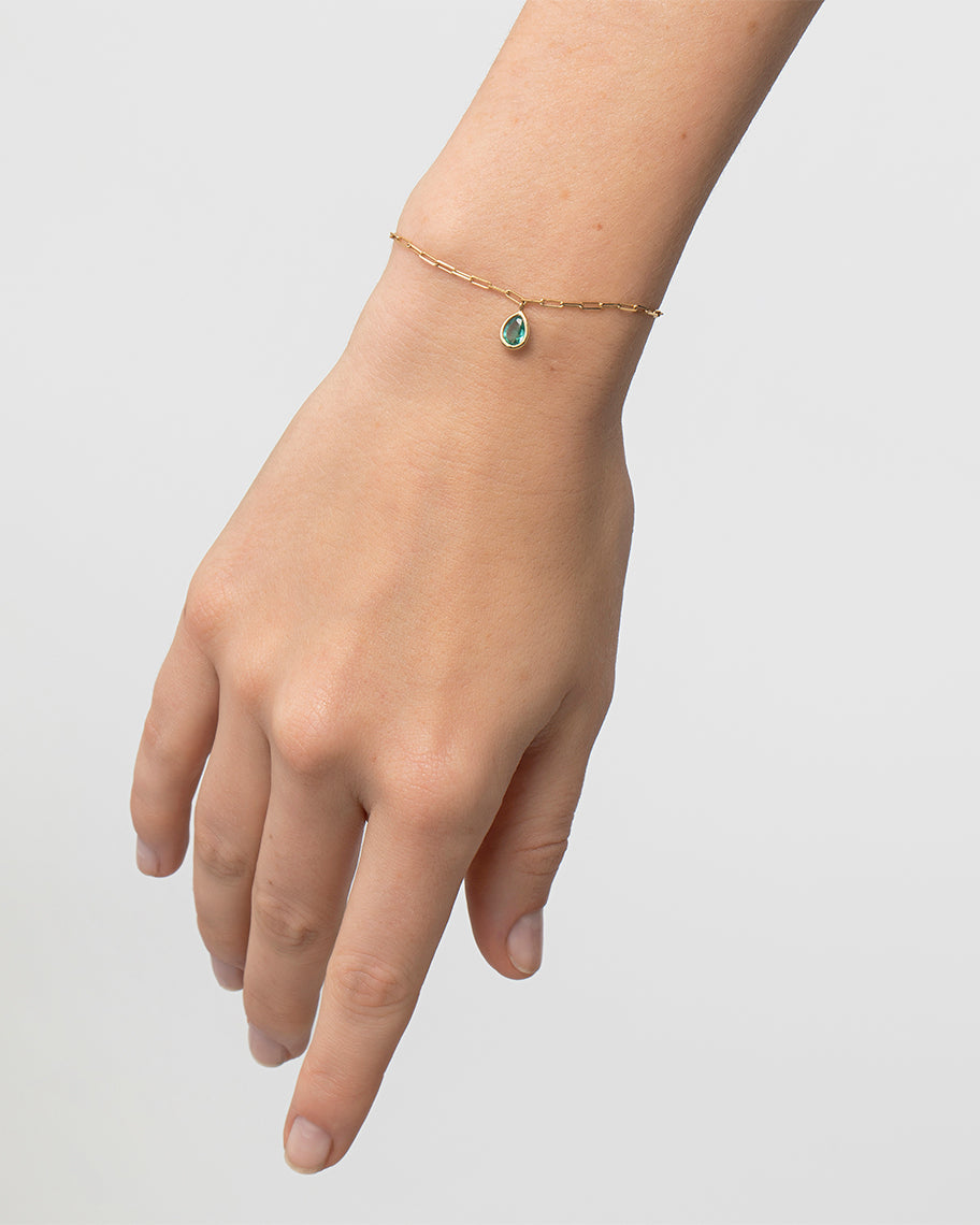 Pulseira Neo Esmeralda em Ouro 18K