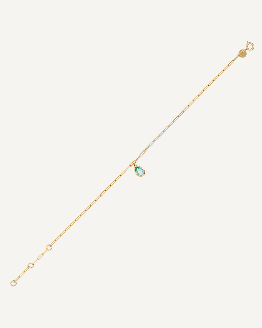 Pulseira Neo Esmeralda em Ouro 18K