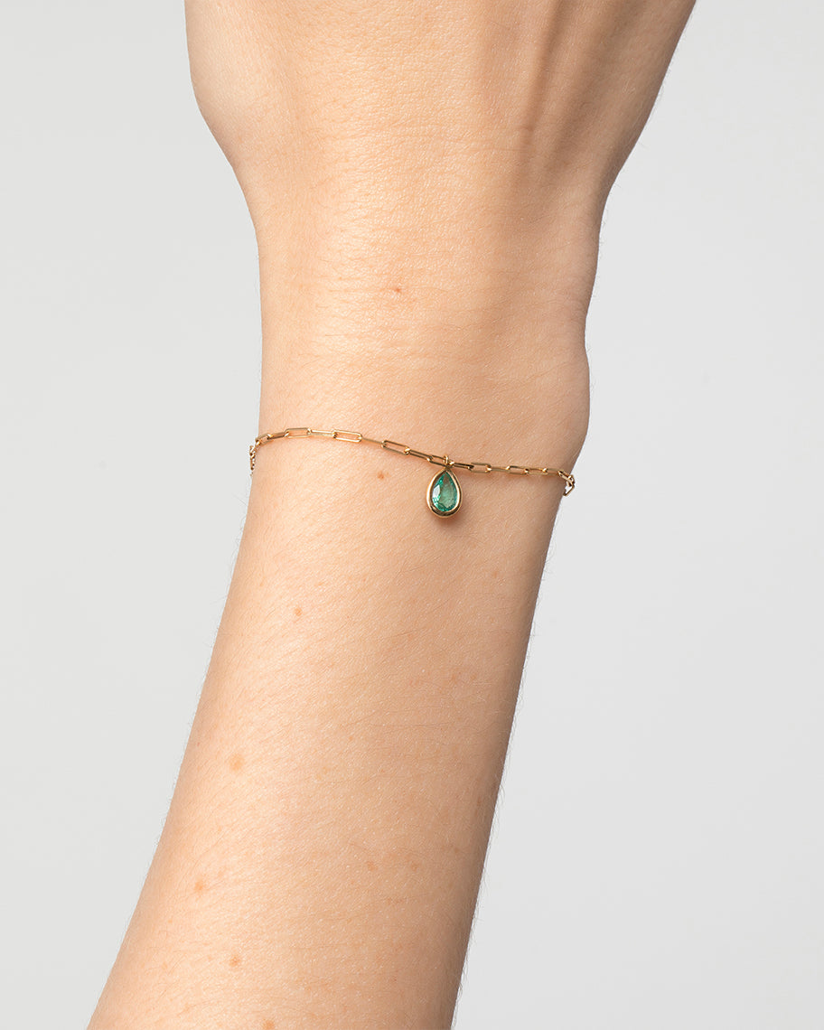 Pulseira Neo Esmeralda em Ouro 18K