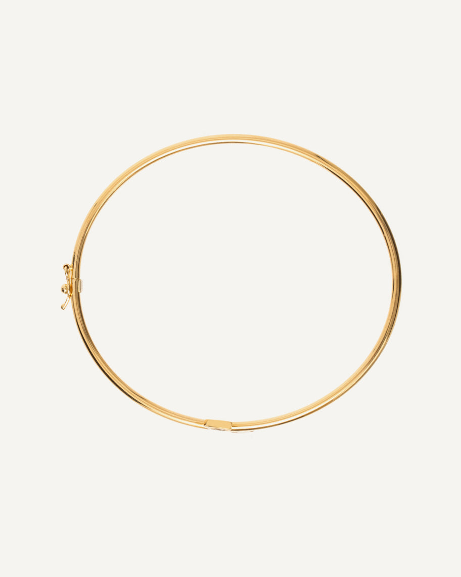 Bracelete Leaf em Ouro 18K e Topázios