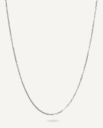 Corrente Fina em Ouro Branco 18K de 40cm Delicate