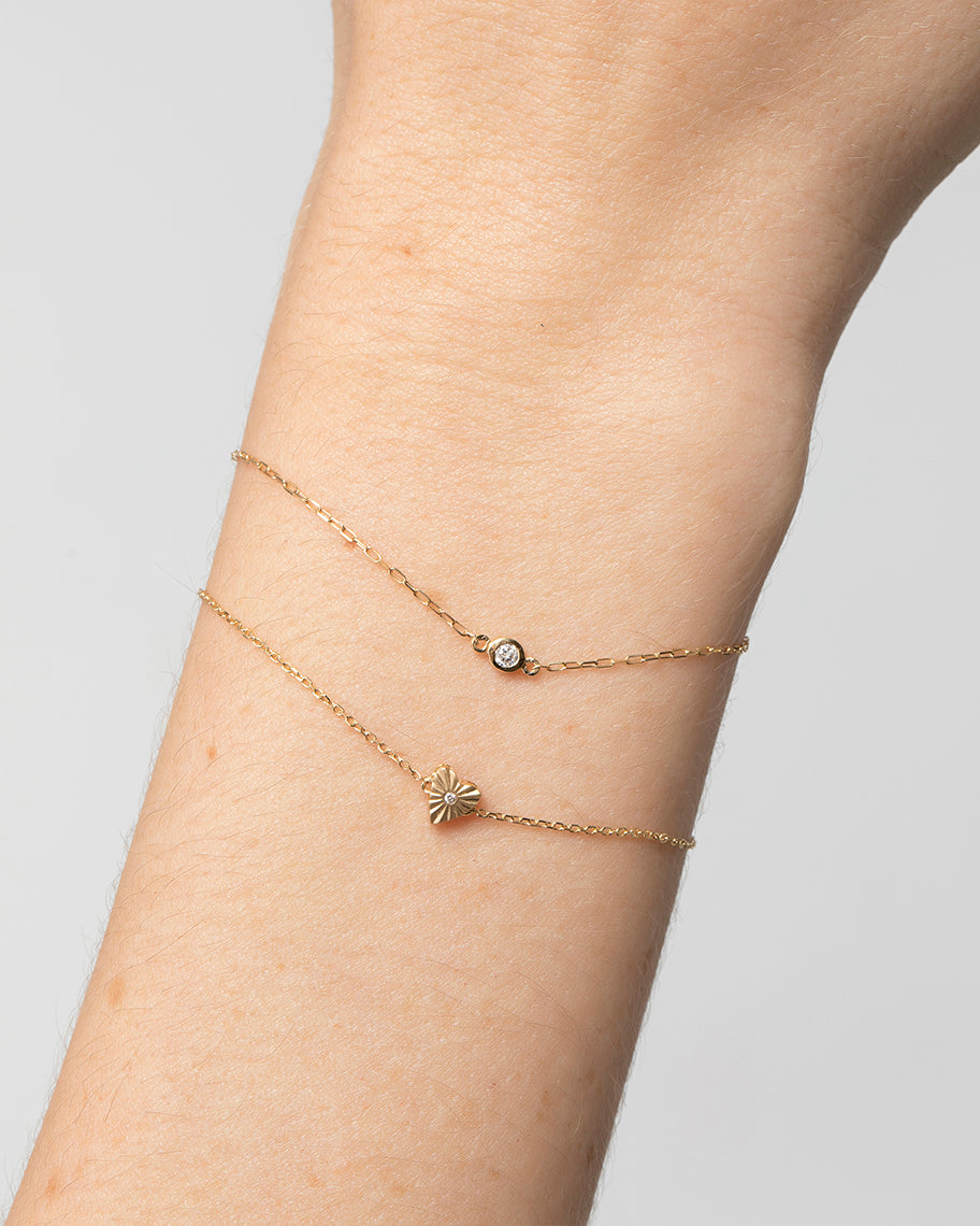 Pulseira Infantil Petit em Ouro 18K e Brilhante