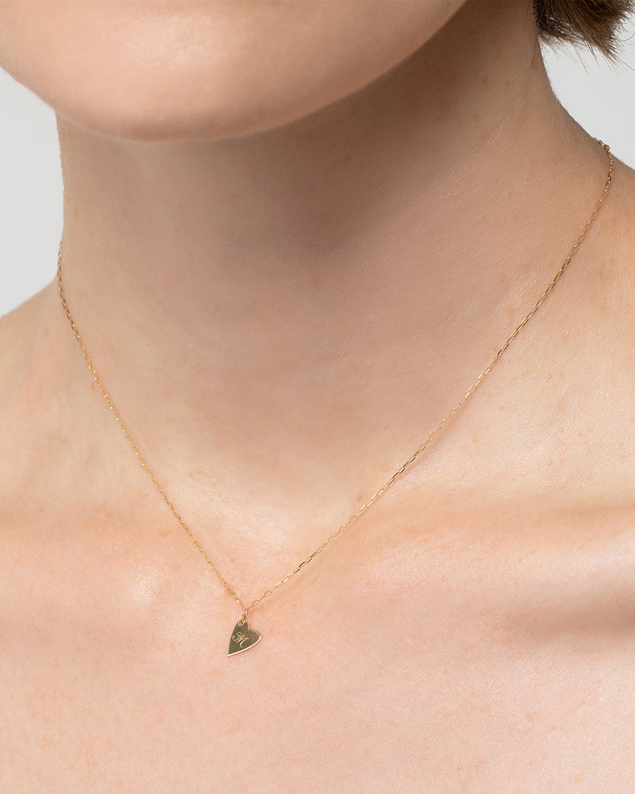 Colar Personalizado Cór Manuscrito em Ouro 18K