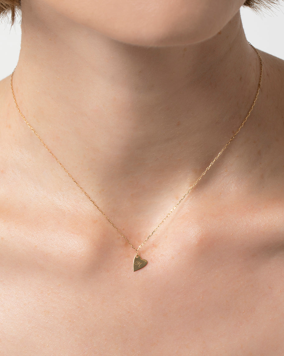 Colar Personalizado Cór Manuscrito em Ouro 18K
