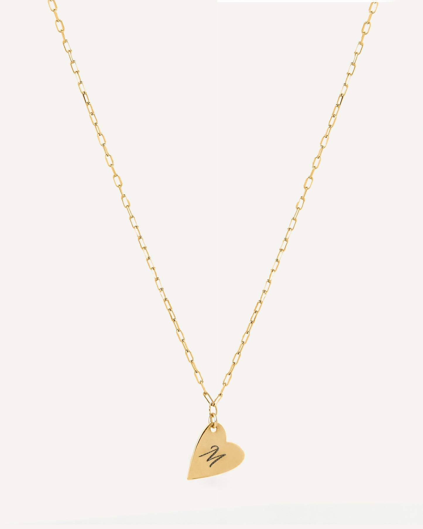 Colar Personalizado Cór Manuscrito em Ouro 18K