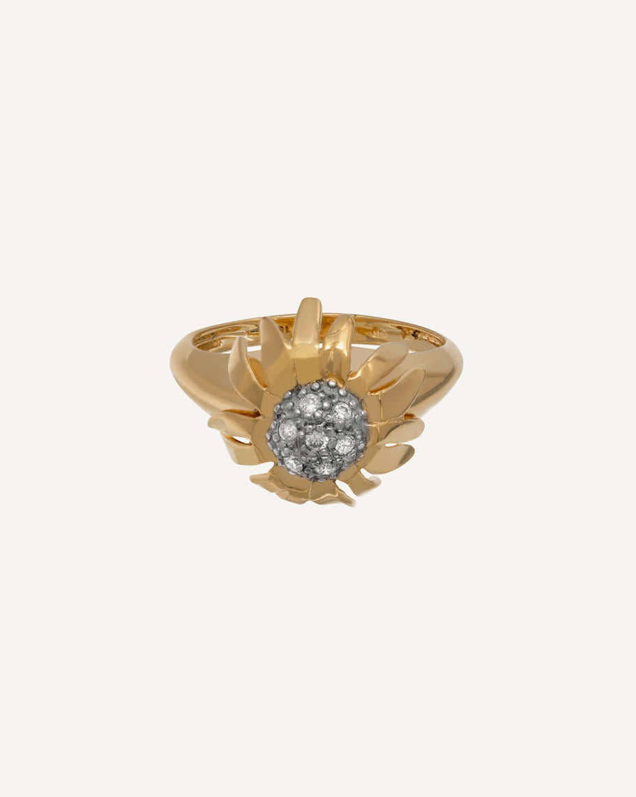 Anel Dalí em Ouro 18k e Diamantes