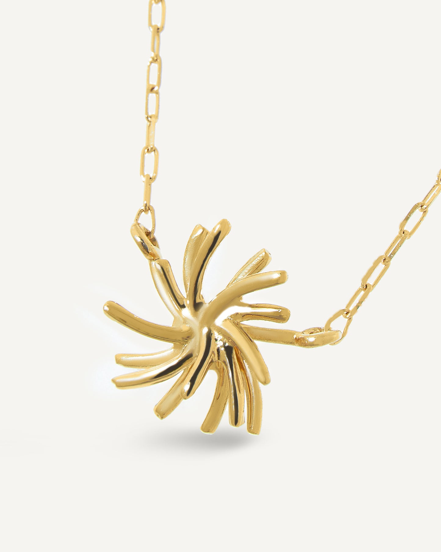 Colar Redemoinho em Ouro Amarelo 18K