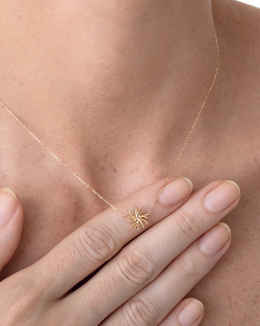 Colar Redemoinho em Ouro Amarelo 18K