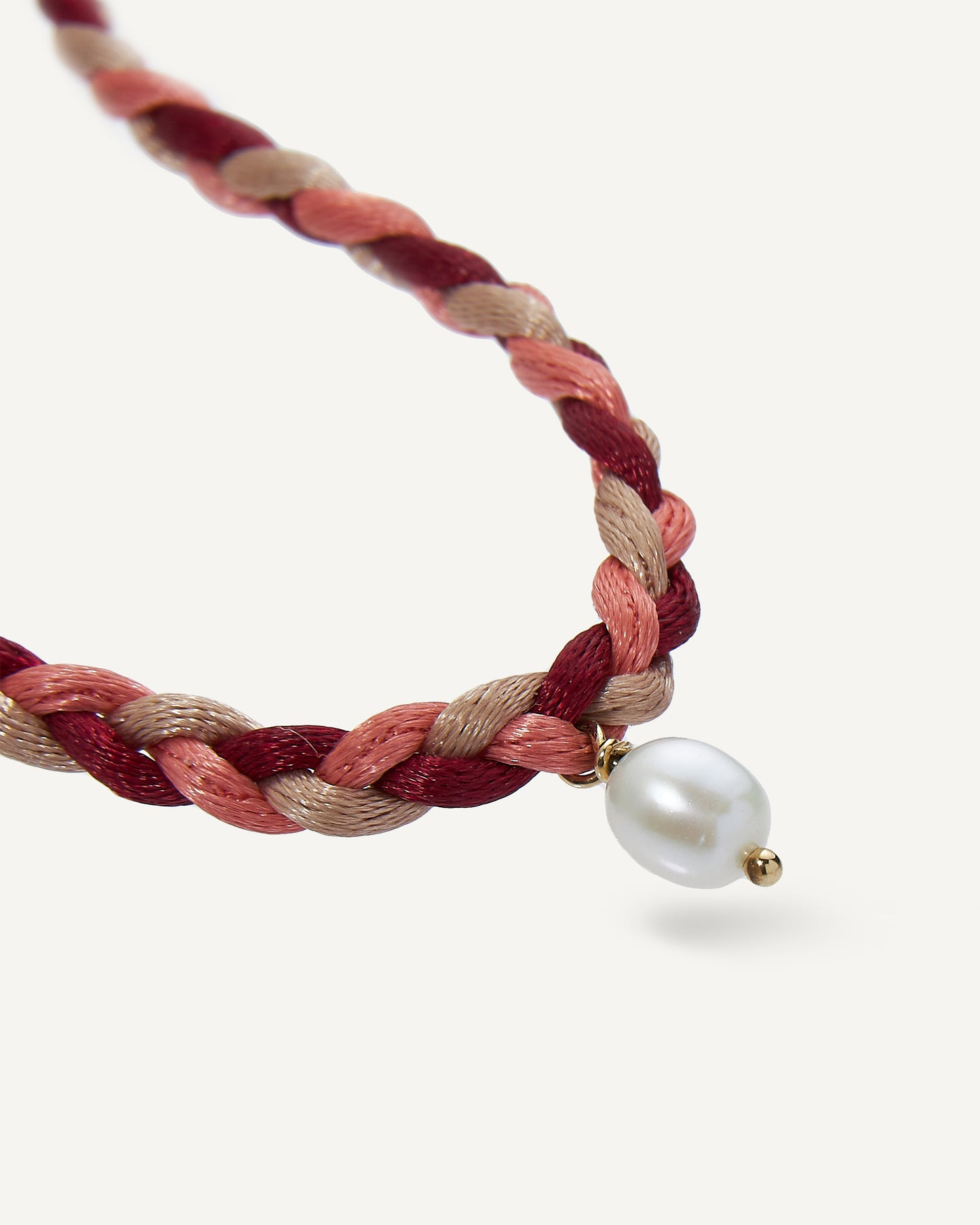 Cordão Tresser Blush em Ouro 18K