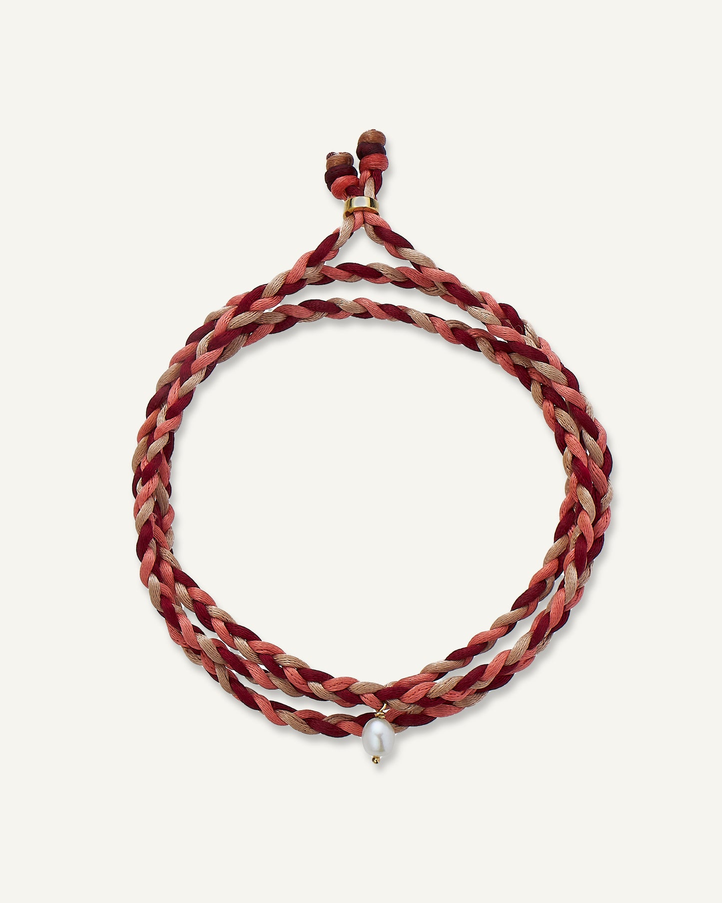 Cordão Tresser Blush em Ouro 18K